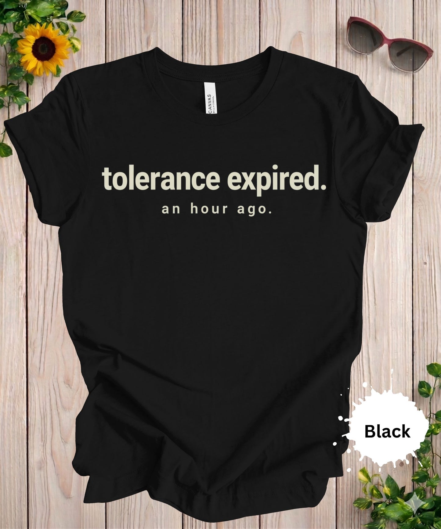 Tolerance Expired an Hour Ago T-Shirt