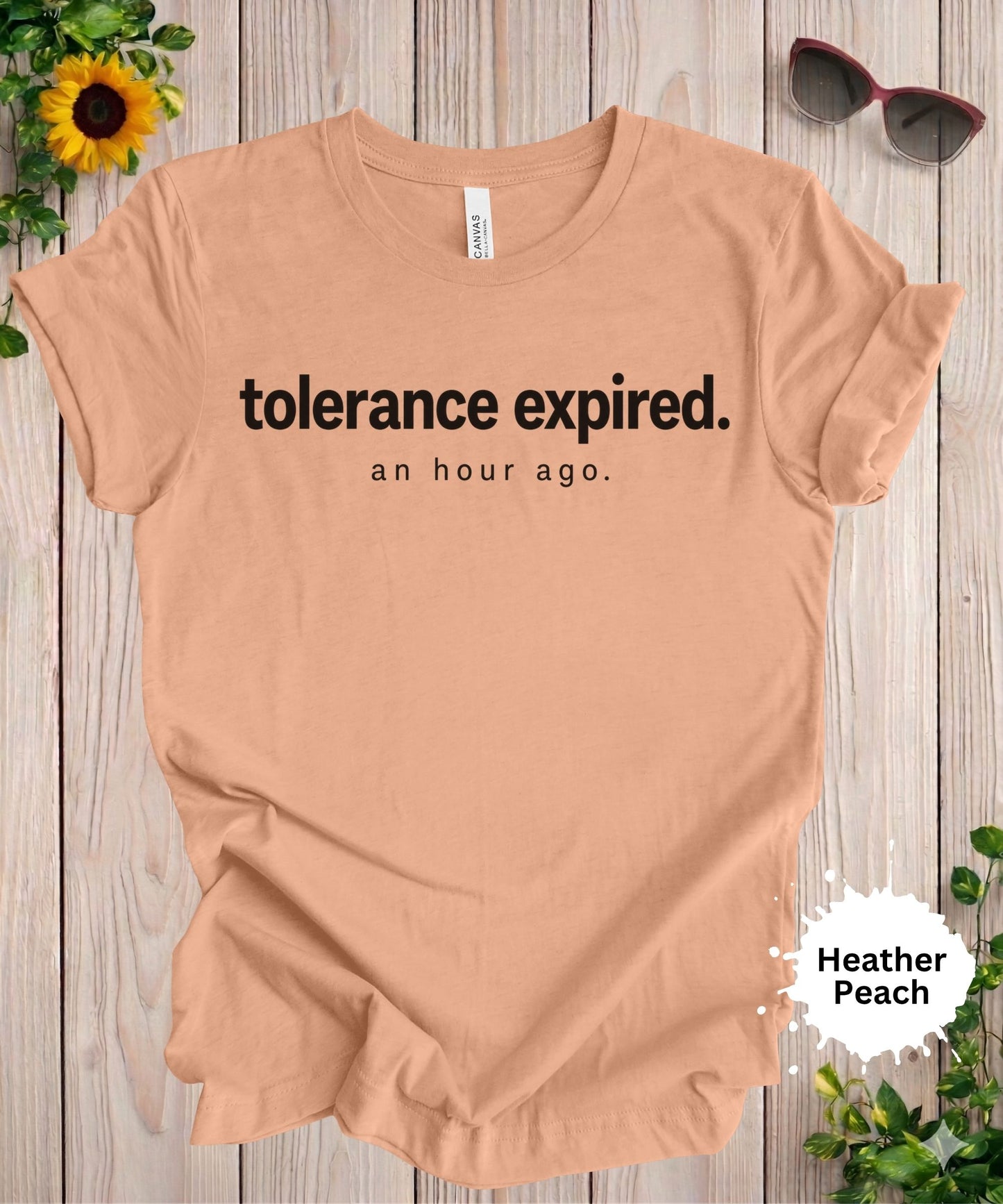 Tolerance Expired an Hour Ago T-Shirt