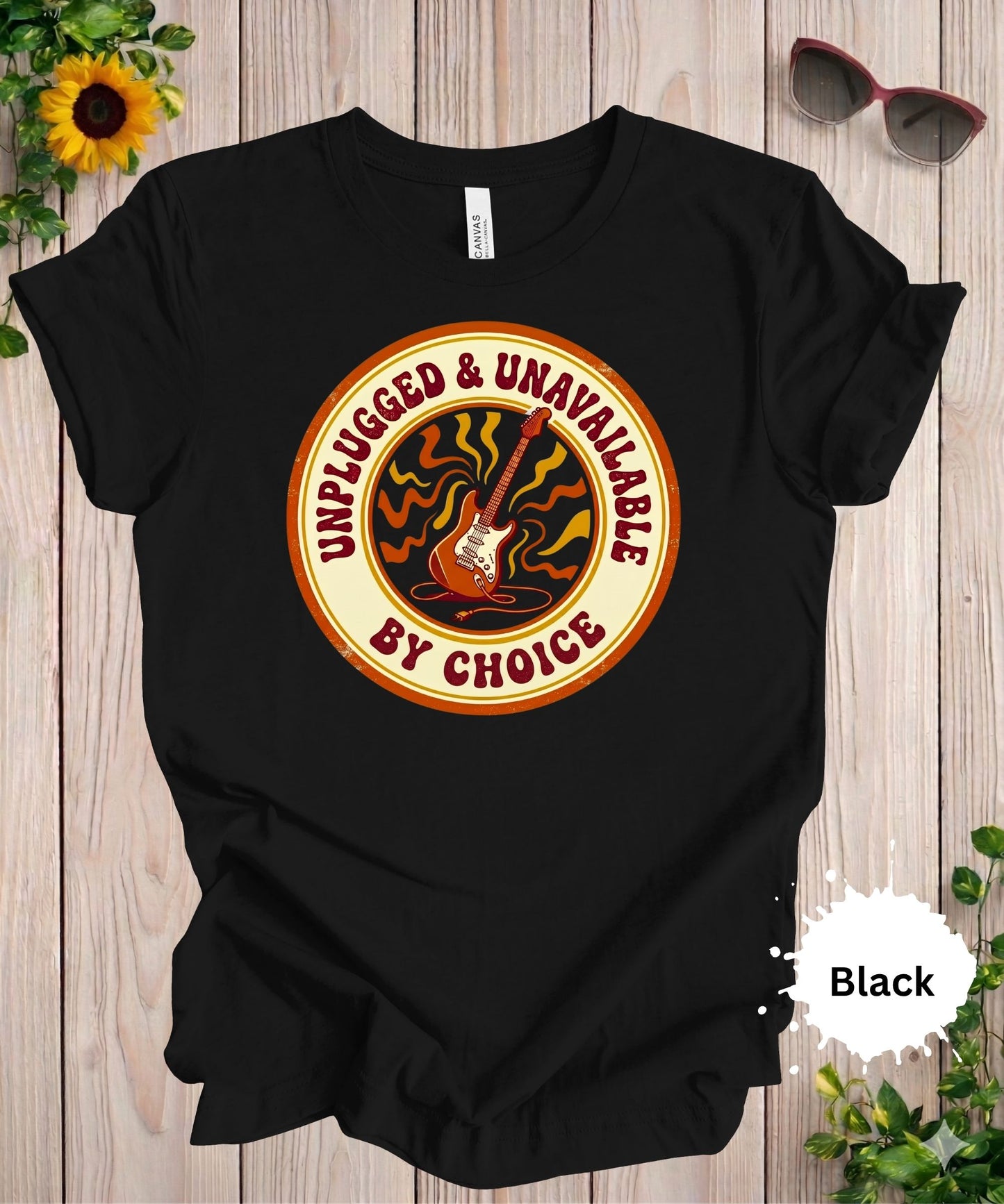 Unplugged and Unavailable By Choice T-Shirt