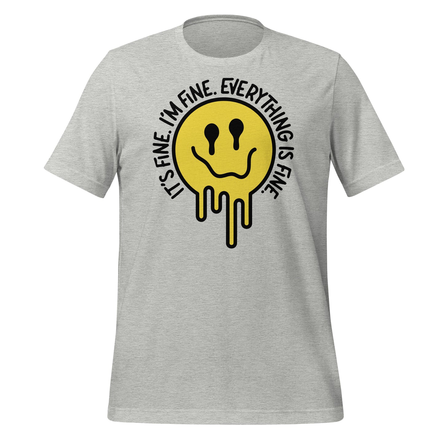 Casual Confidence: 'Melted Smiles' Graphic Tee