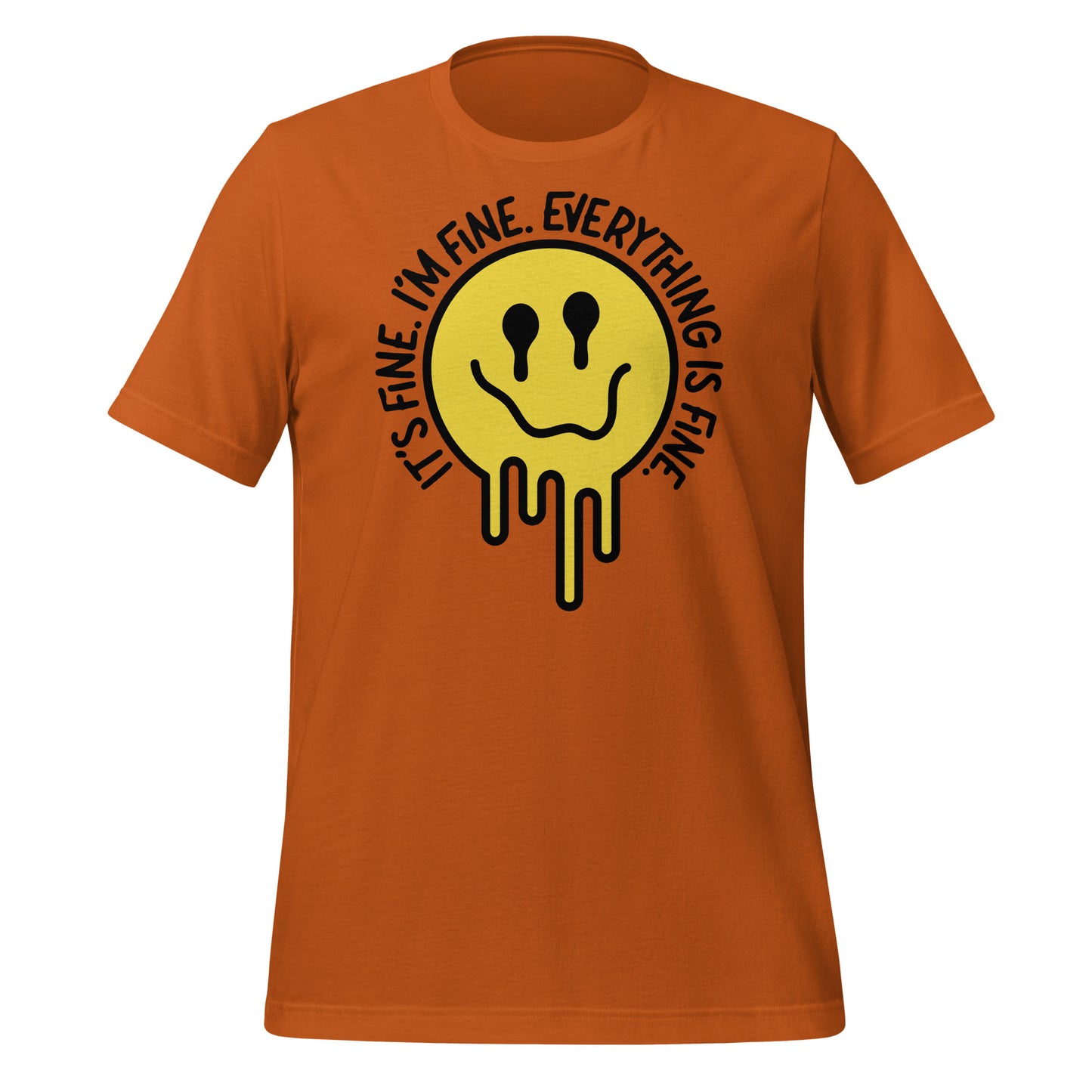 Casual Confidence: 'Melted Smiles' Graphic Tee