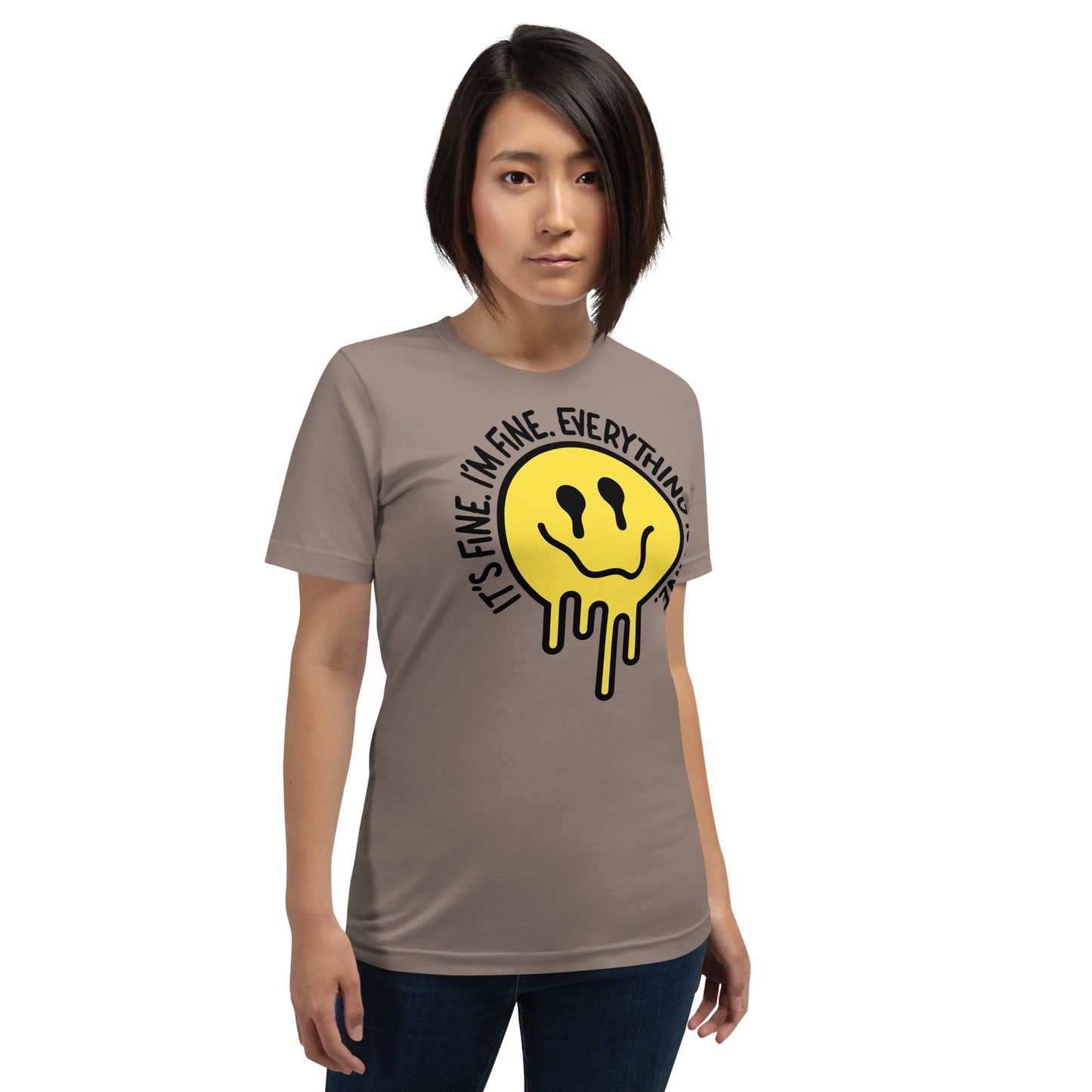 Casual Confidence: 'Melted Smiles' Graphic Tee