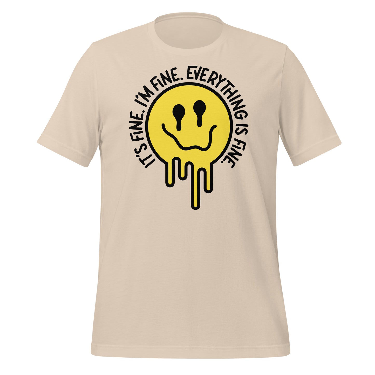 Casual Confidence: 'Melted Smiles' Graphic Tee