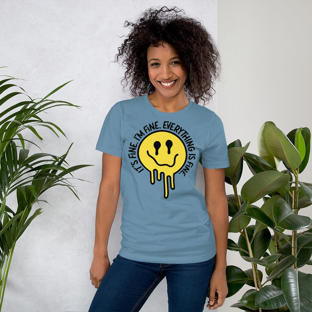 Casual Confidence: 'Melted Smiles' Graphic Tee