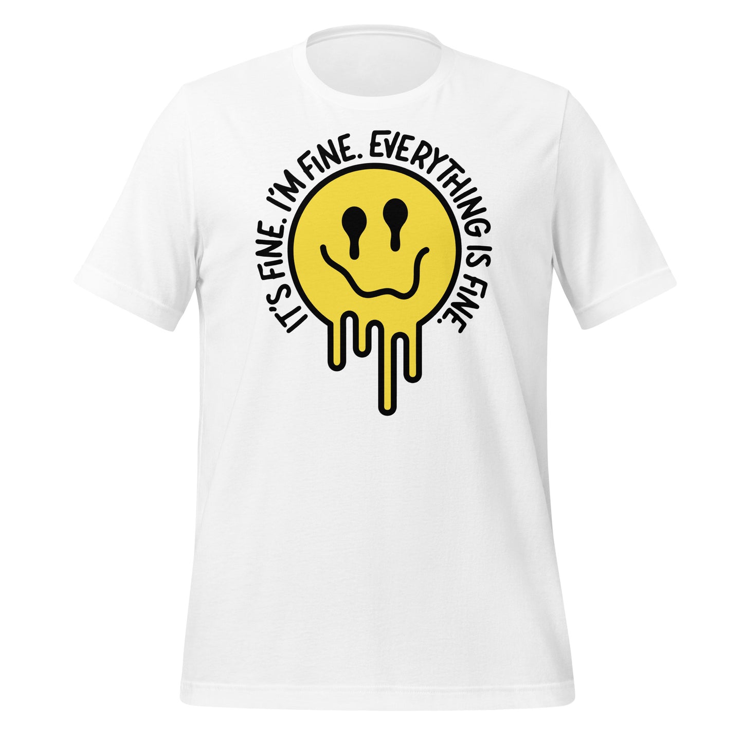 Casual Confidence: 'Melted Smiles' Graphic Tee