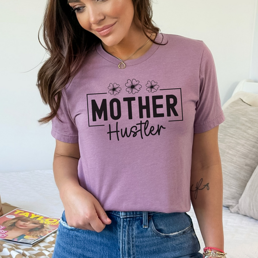 The Mother Hustler Statement Crewneck Tshirt