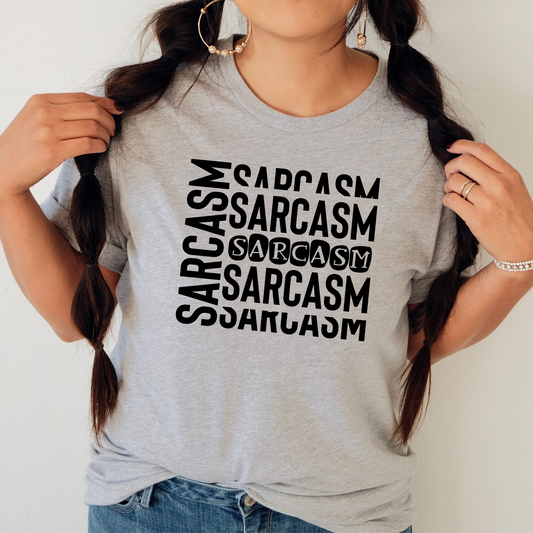 Sarcasm on Repeat Crewneck TShirt