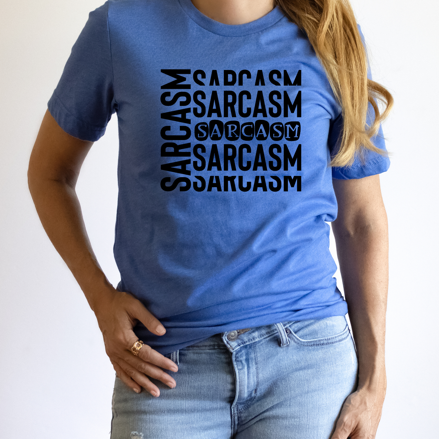 Sarcasm on Repeat Crewneck TShirt