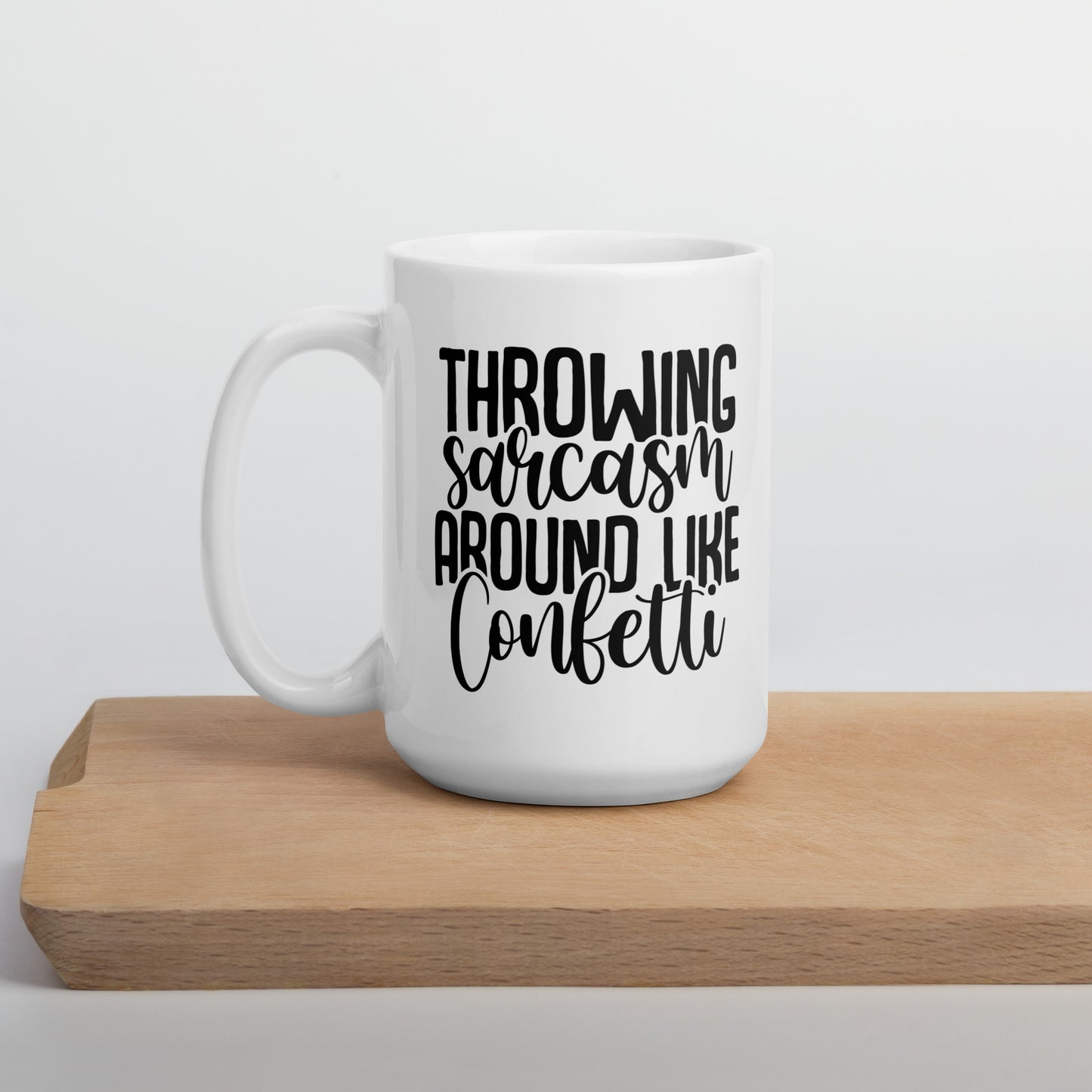 Sarcasm and Confetti Coffee Mug