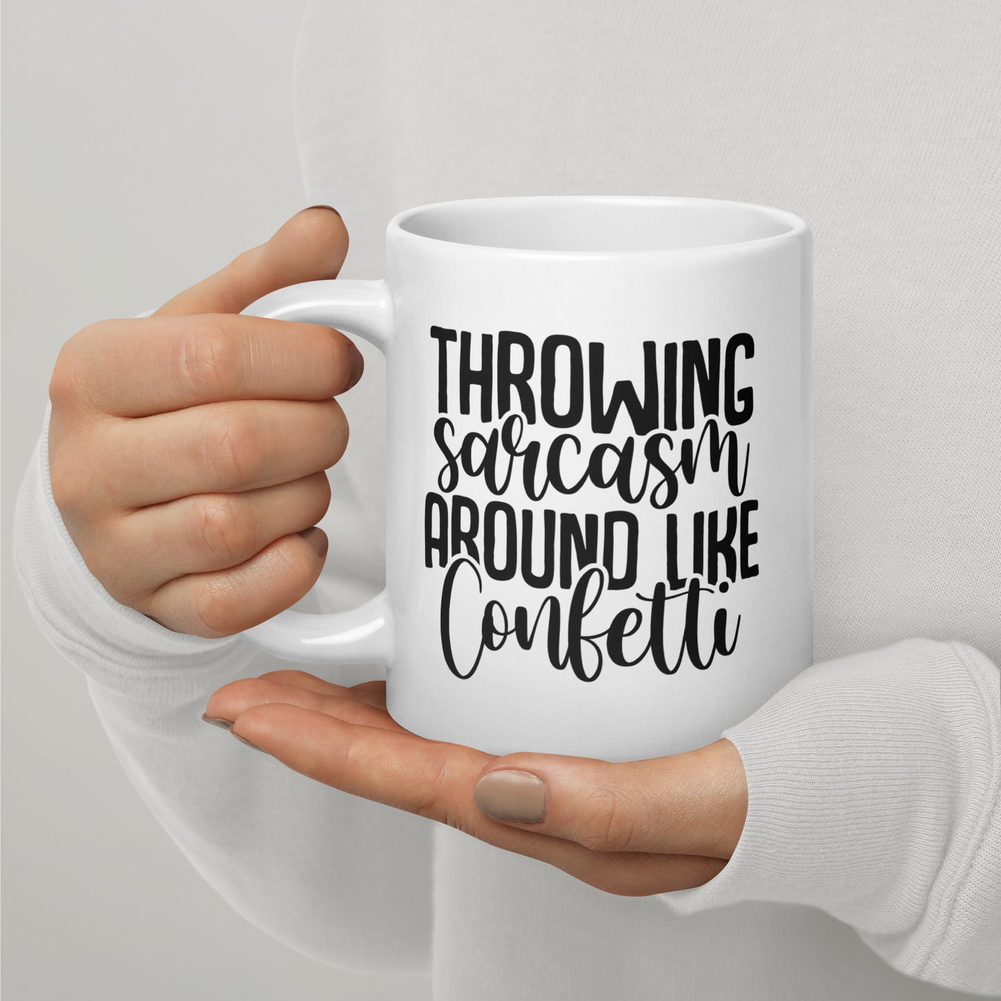 Sarcasm and Confetti Coffee Mug