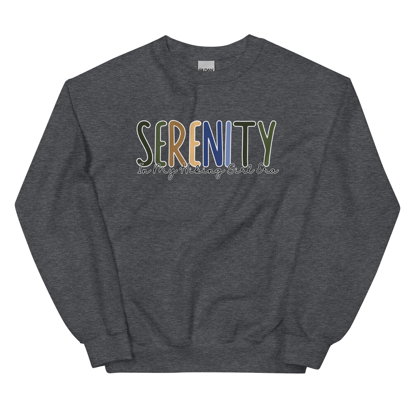 Serenity, In My Hiking Girl Era, Pullover Crewneck Sweatshirt