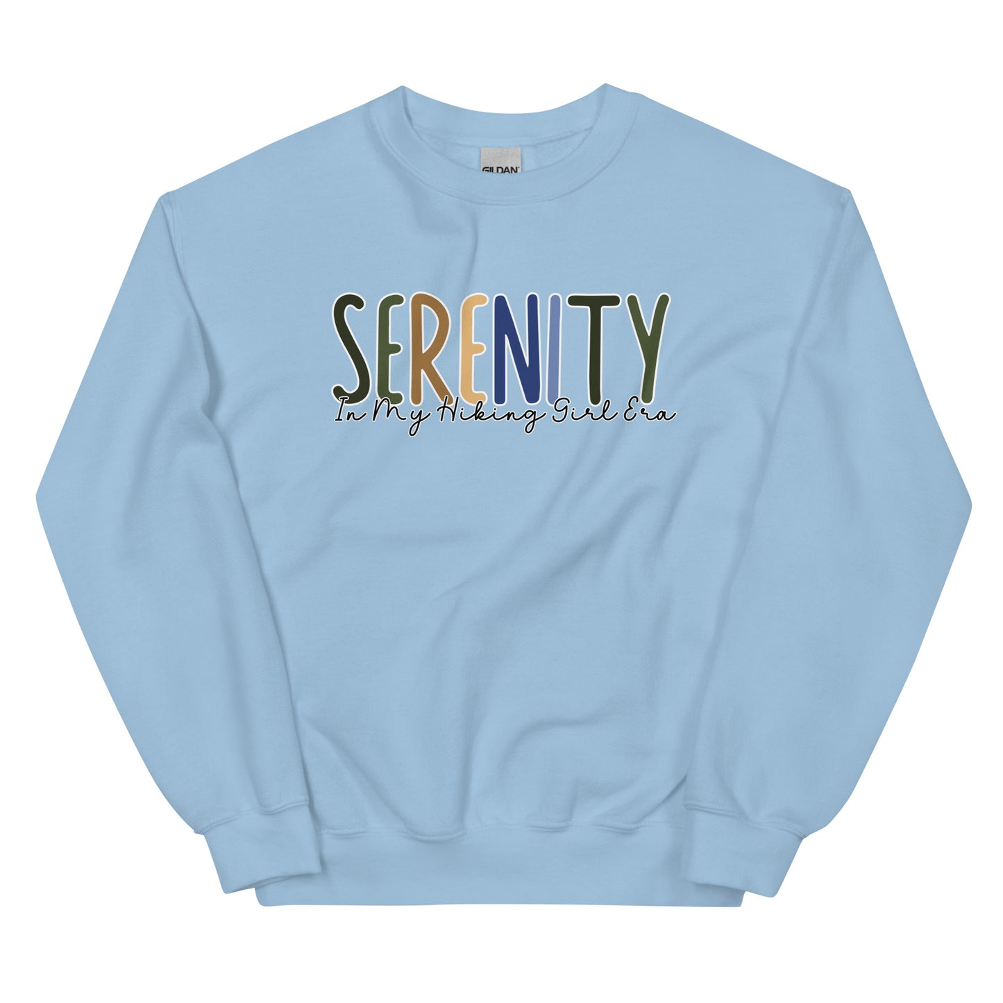 Serenity, In My Hiking Girl Era, Pullover Crewneck Sweatshirt