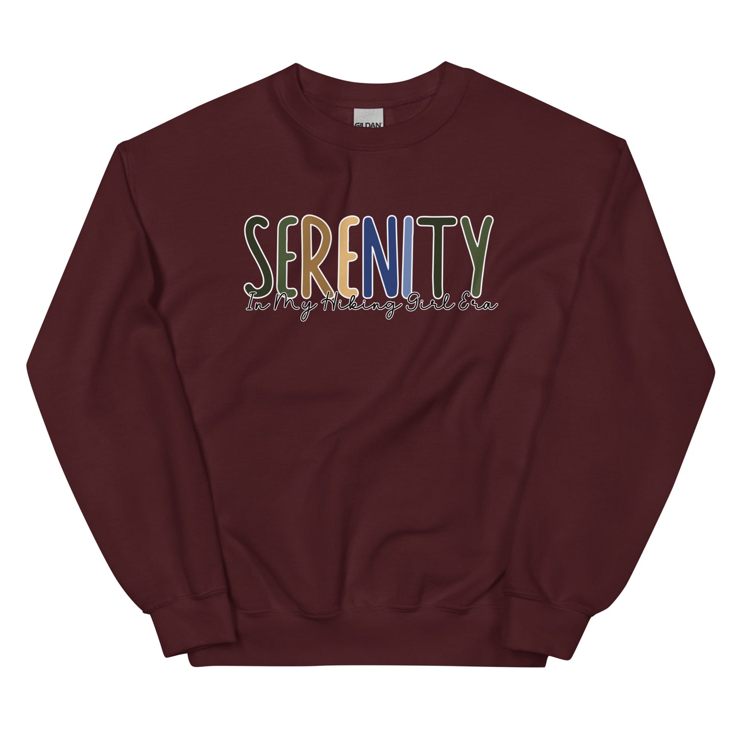 Serenity, In My Hiking Girl Era, Pullover Crewneck Sweatshirt