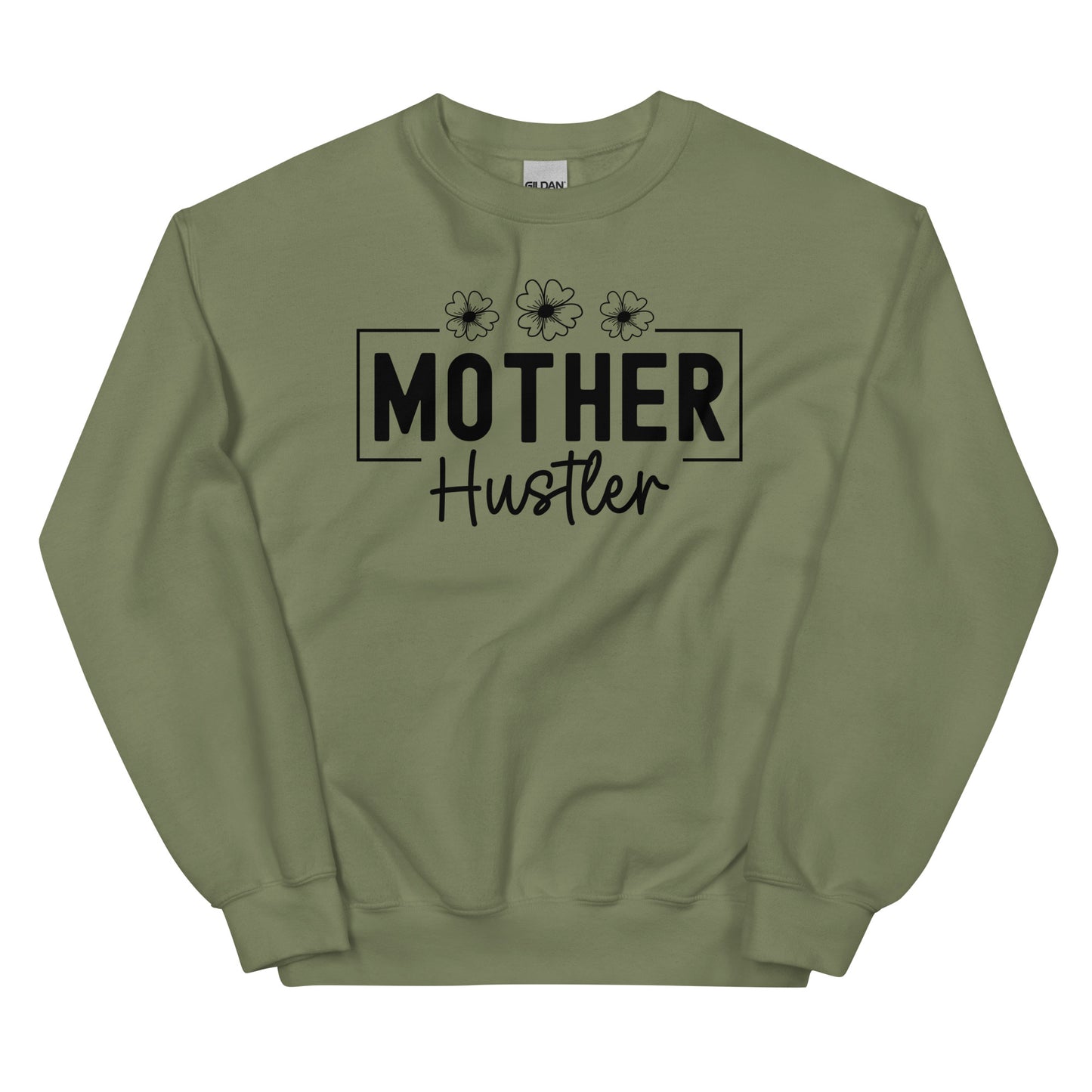 Mother Hustler Statement Pullover Crewneck Sweatshirt