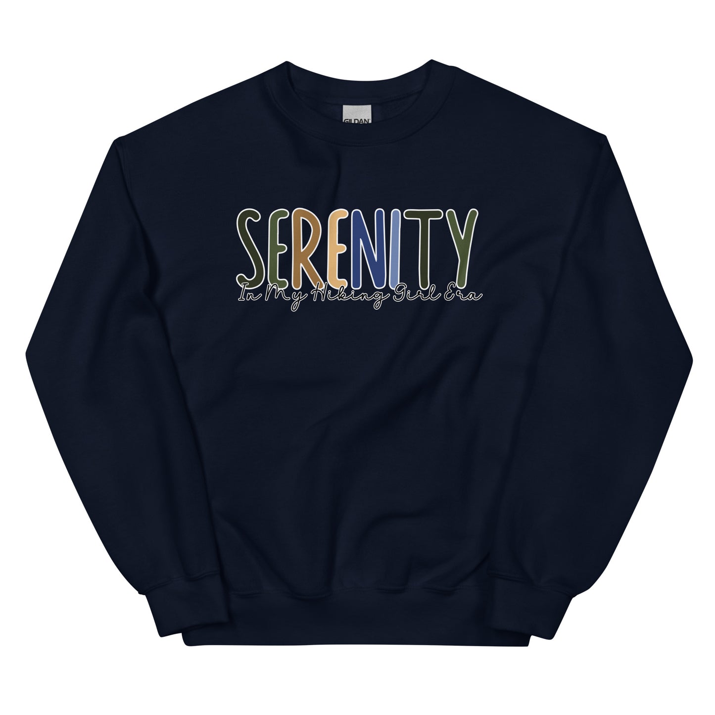 Serenity, In My Hiking Girl Era, Pullover Crewneck Sweatshirt