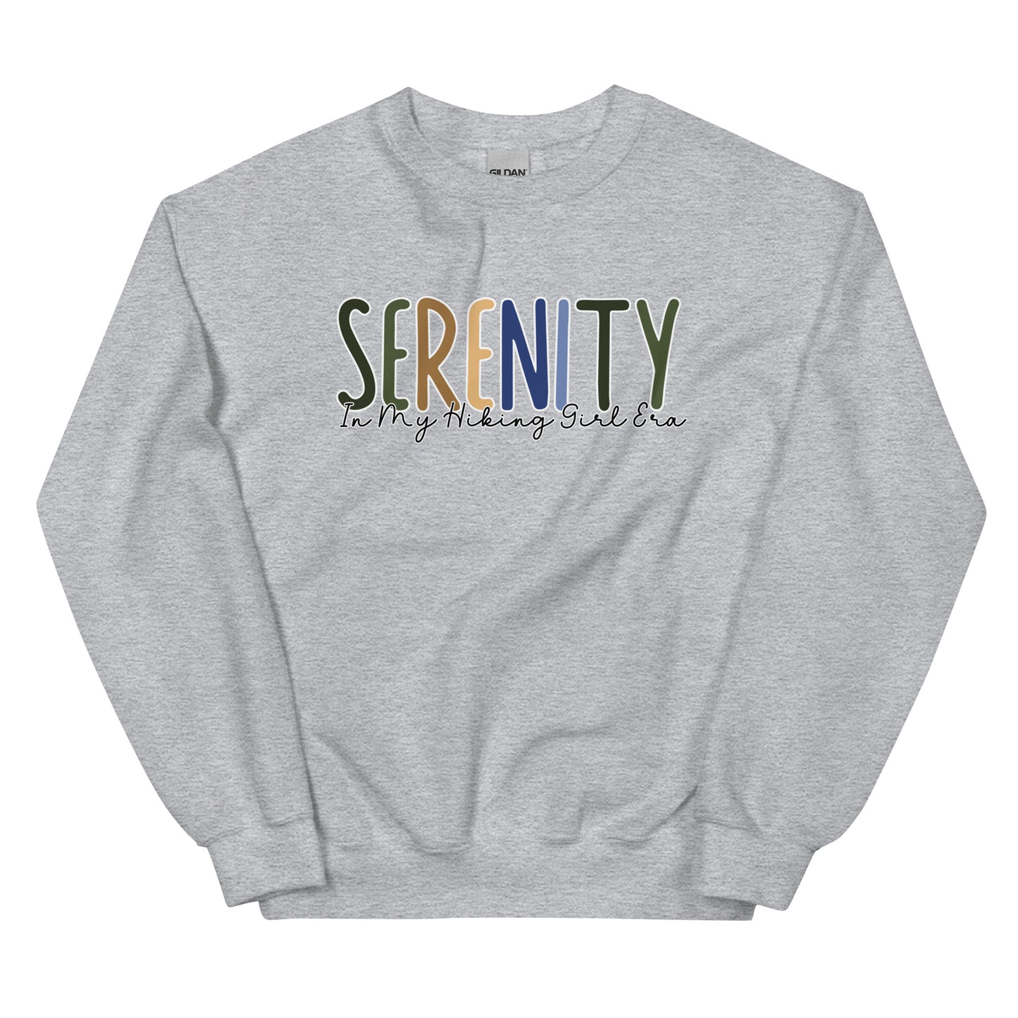 Serenity, In My Hiking Girl Era, Pullover Crewneck Sweatshirt