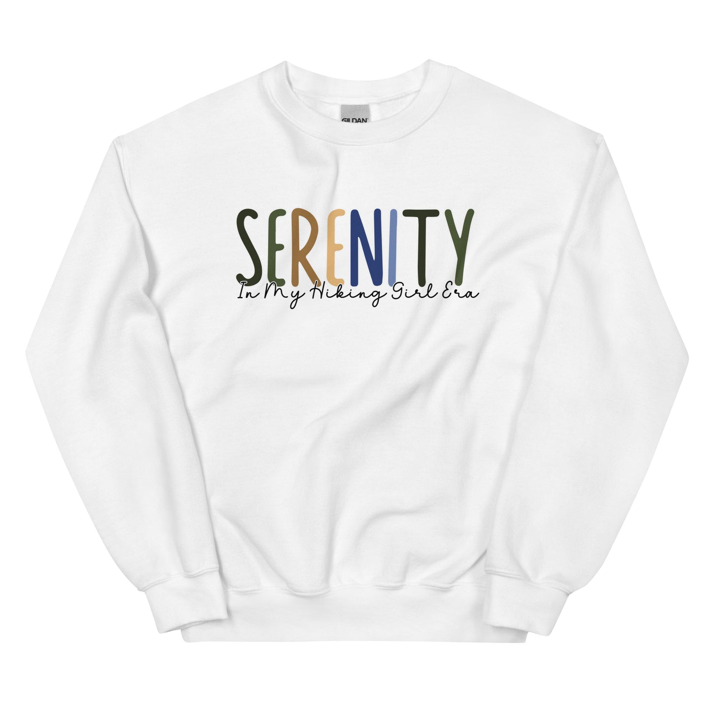 Serenity, In My Hiking Girl Era, Pullover Crewneck Sweatshirt