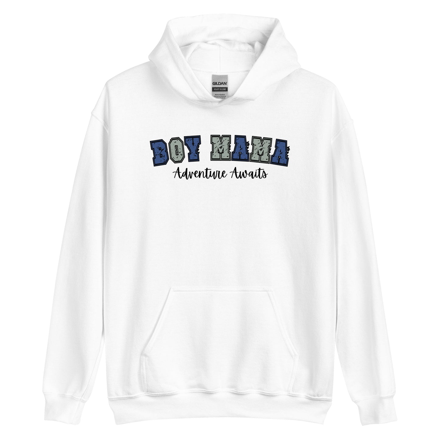 Boy Mama, Adventure Awaits Pullover Hoodie