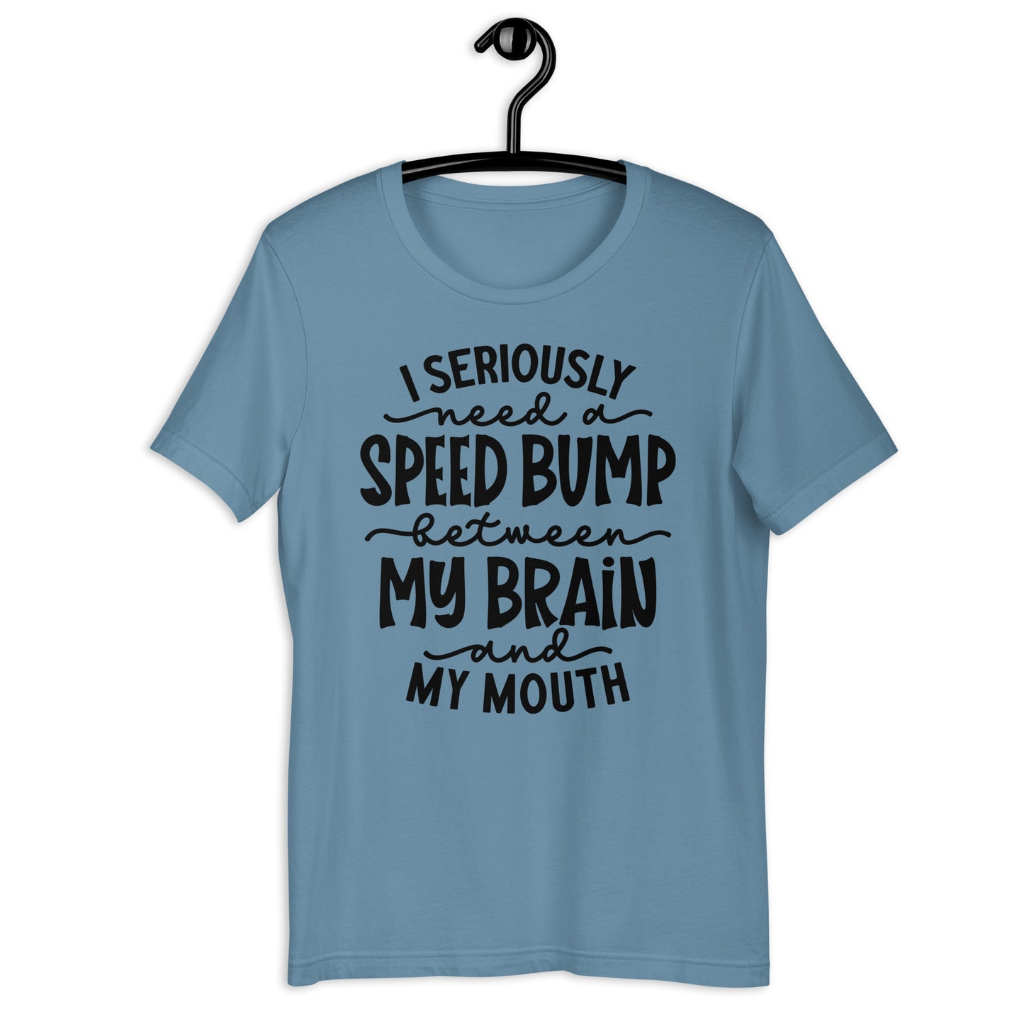 Spontaneity Unleashed: Brain-to-Mouth Speed Bump Shirt