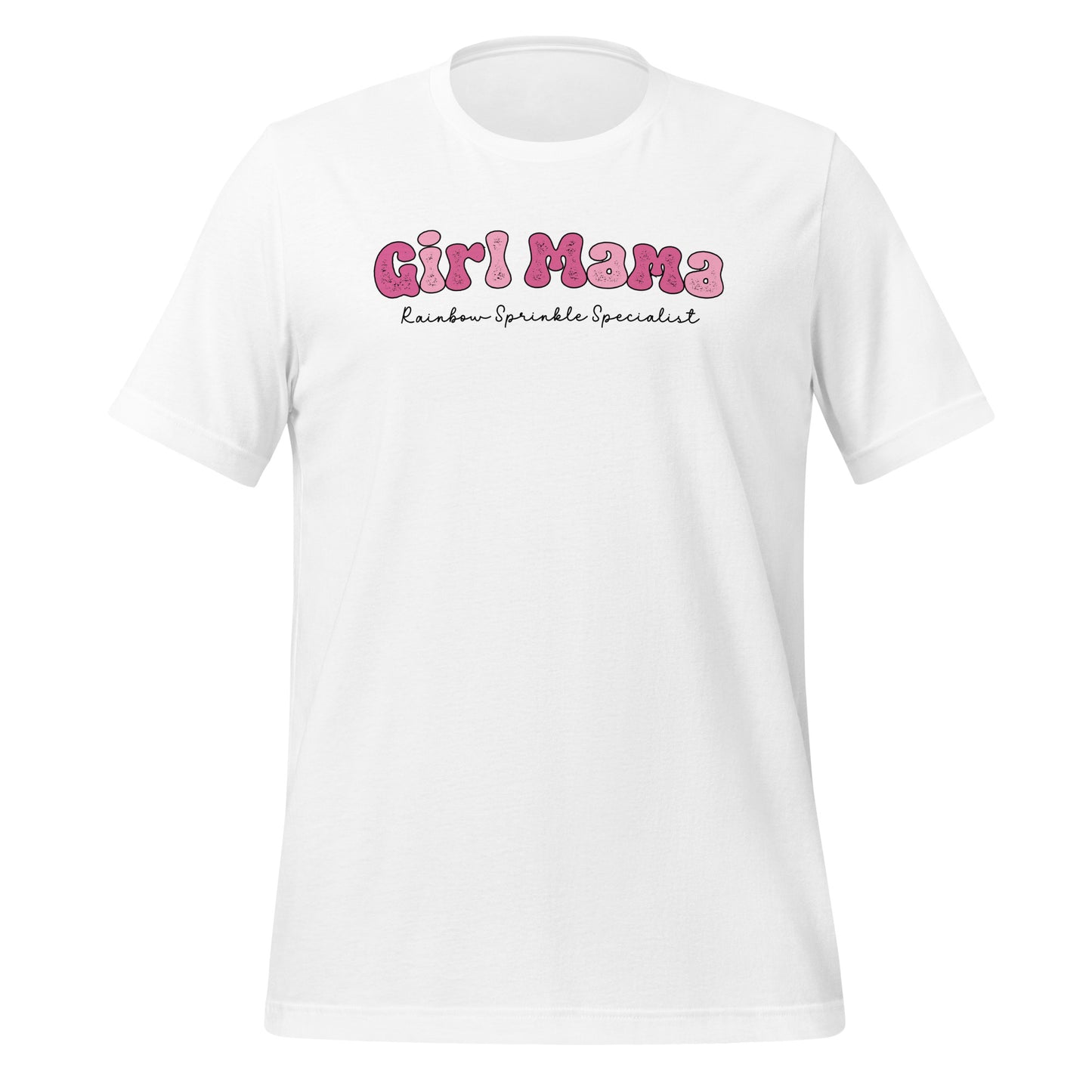 Girl Mama, Rainbow Sprinkle Specialist Crewneck Tshirt