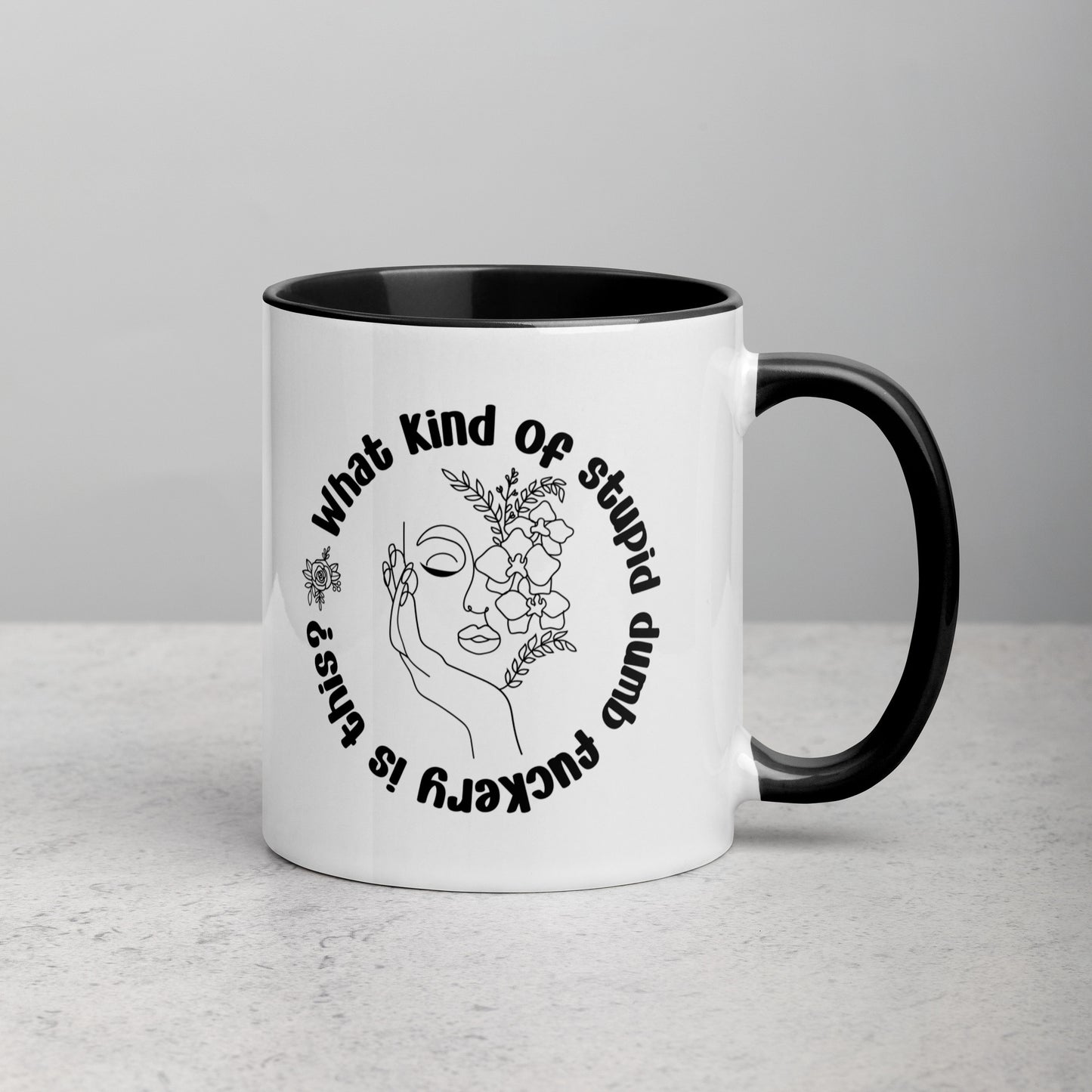 What Kind of Stupid Dumbfuckery Is This White Ceramic Coffee Mug