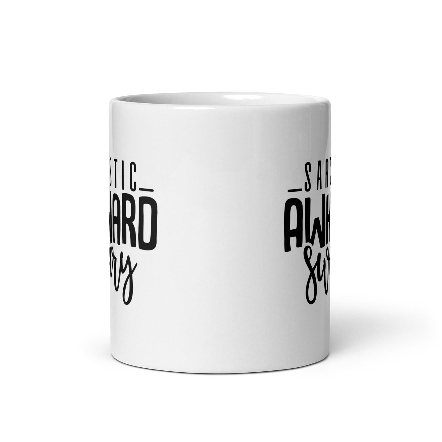 Awkward, Sarcastic, Sweary White Ceramic Coffee Mug