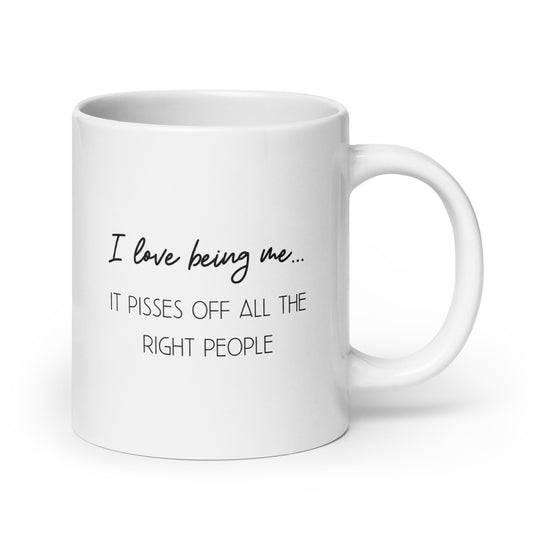 I Love Being Me Coffee Mug