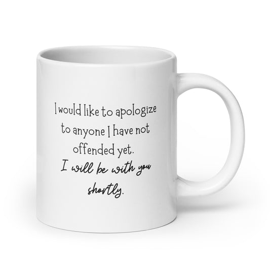 Apology for Offending Coffee Mug